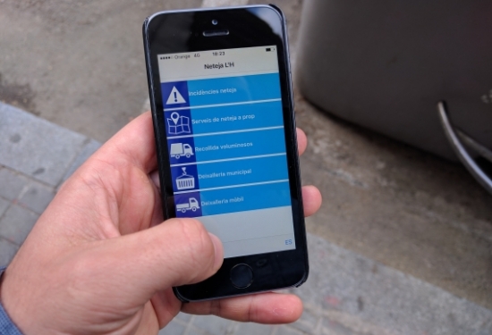 Imatge 3 de la galeria de l’actuació Implementació d’eines telemàtiques per notificar incidències en l’àmbit dels residus
