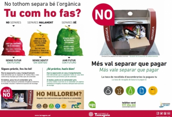 Imatge 2 de la galeria de l’actuació Realització de campanyes de sensibilització que incorporin els beneficis ambientals i econòmics de la recollida selectiva