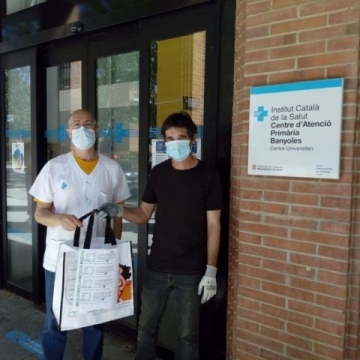 1.500 mascaretes donades pel Projecte Reciclos a centres mèdics del Pla de l’Estany