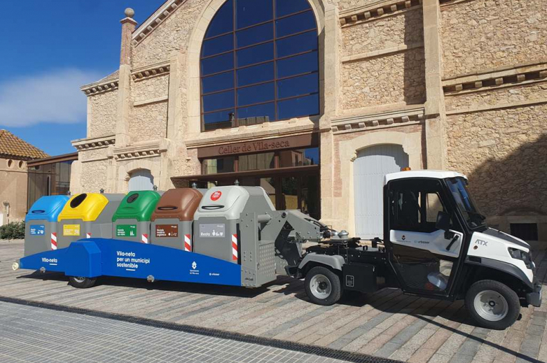 Vila-seca presenta Illa-neta, un sistema de recollida selectiva de residus al centre històric