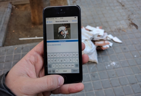Imatge 1 de la galeria de l’actuació Implementació d’eines telemàtiques per notificar incidències en l’àmbit dels residus