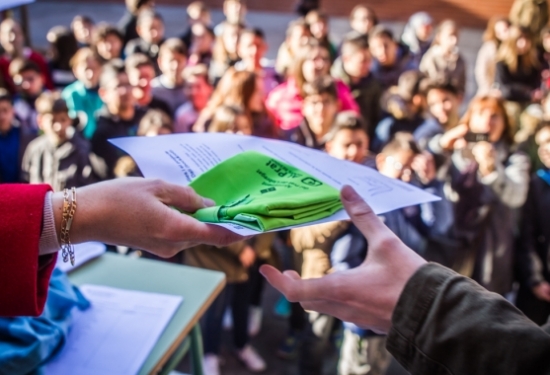 Imatge 1 de la galeria de l’actuació Promoció de la reducció d’envasos i la introducció d’embalatges reutilitzables als centres escolars