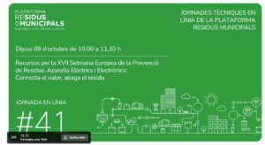 Una Jornada per compartir recursos per la XVII Setmana Europea de la Prevenció de Residus